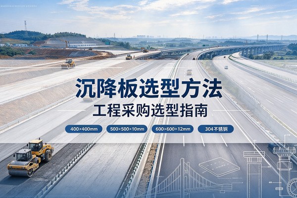 中原沉降板选择方法