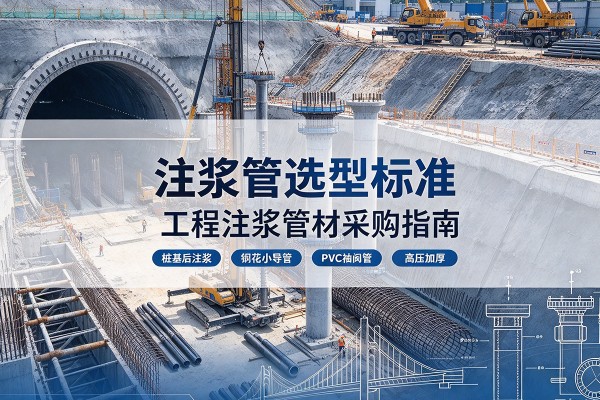 中原注浆管选型标准