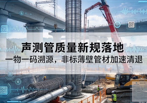 中原声测管质量新规落地，一物一码溯源，非标薄壁管材加速清退