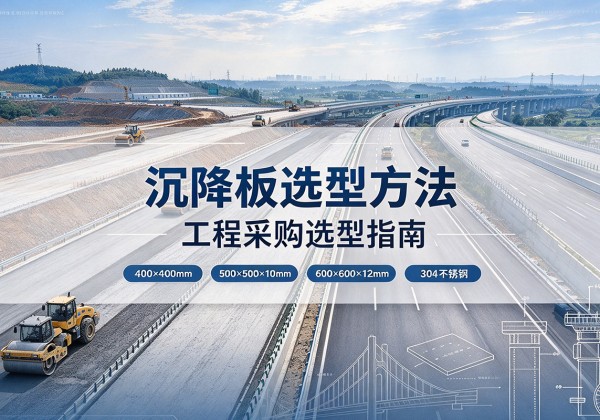 中原沉降板选择方法